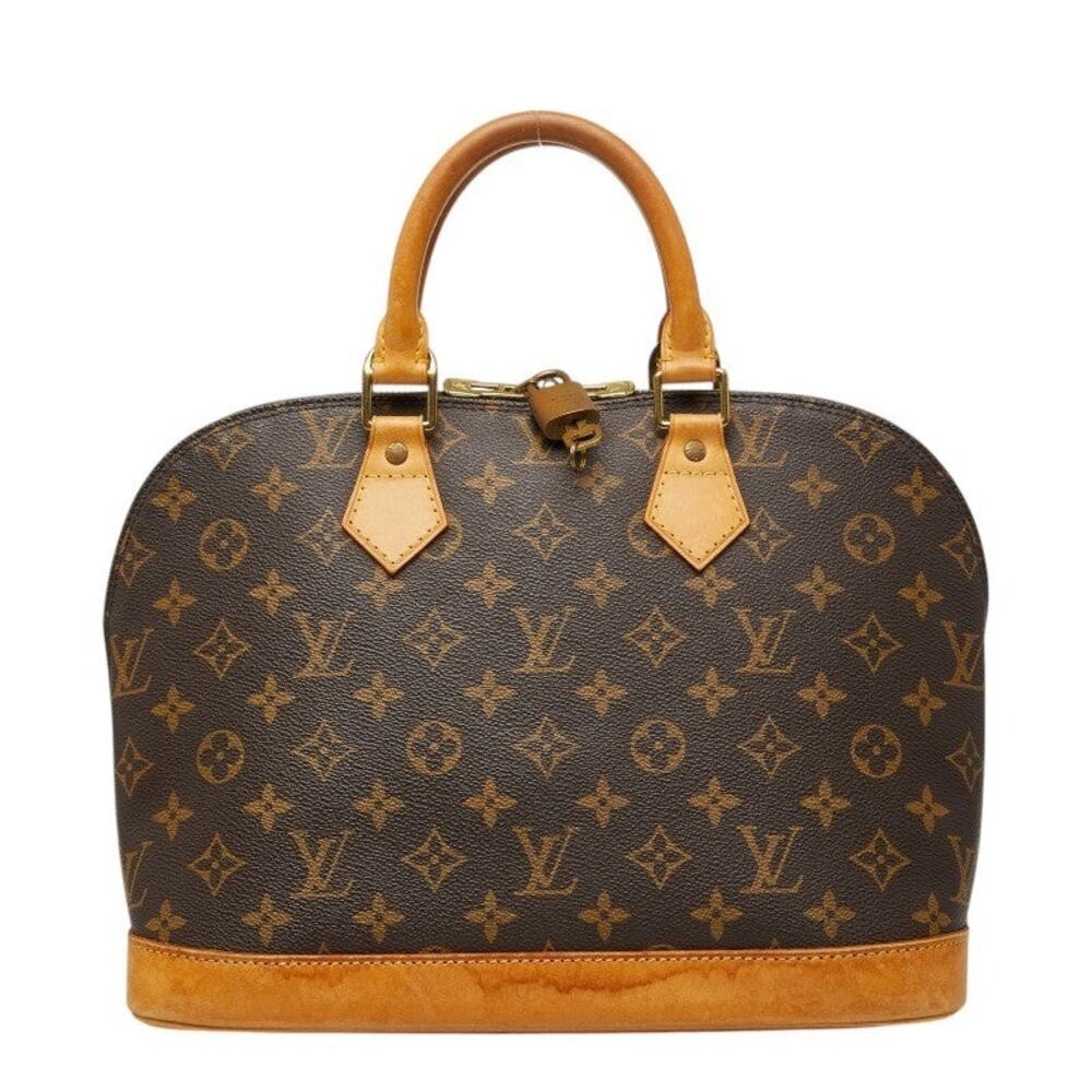 Louis Vuitton Monogram Alma PM Handbag Brown